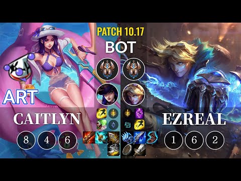 RJ Art Caitlyn vs Ezreal Bot - KR Patch 10.17