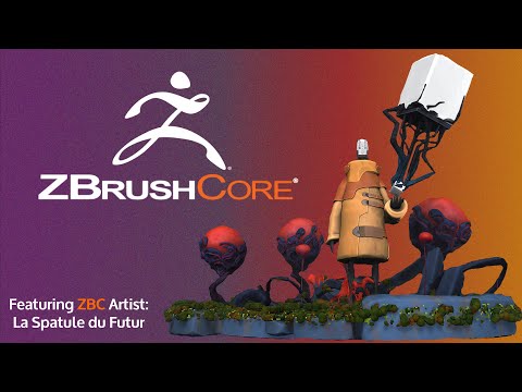 "Kubo" Time-lapse Sculpture in ZBrushCore Featuring La Spatule du Futur - 30 Second Ad