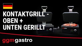 Presse à Panini / Gril de contact - 2,2kW -  Plaques lisses - Surface de cuisson : 350x330mm