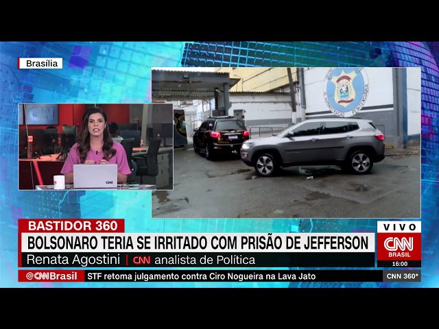 Bolsonaro teria se irritado com prisão de Roberto Jefferson