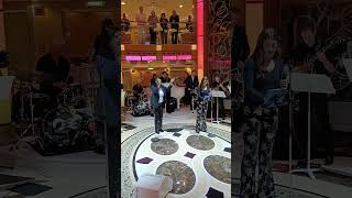 Grand Princess Big Band Big Sound ! WOW.. #livemusic #cruise #jazz #grandprincess #talent