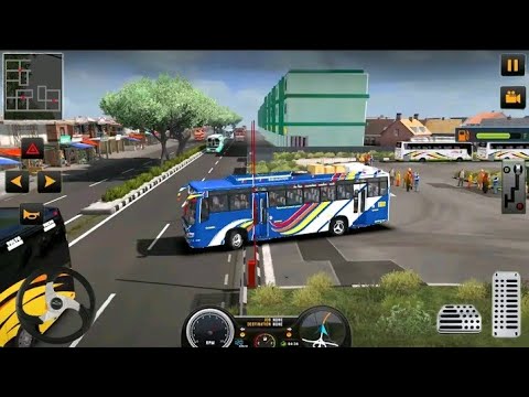 Modern Bus Drive Parking