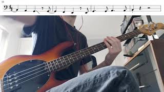 Sleeping with the Television on - Billy Joel (Bass cover with transcription)