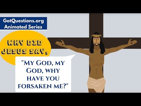 Why did Jesus say, "My God, my God, why have you forsaken me?"