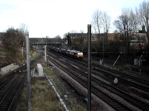 CLASS 66 - FREIGHTLINER and COLAS FREIGHT - HOLGATE - 10th DECEMBER 2011