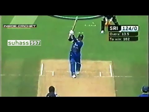 200 in 24 overs - Jayasuriya 111 with 17 4s & five 6s |  destroys New Zealand bowling