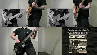 Lagwagon - Heartbreaking Music + Automatic : guitar &amp; bass cover (playthrough) by JiiHoo