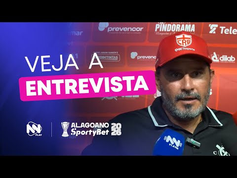 Entrevista pós-jogo com o Técnico Eduardo Barroca | Penedense 0 x 1 CRB | Campeonato Alagoano