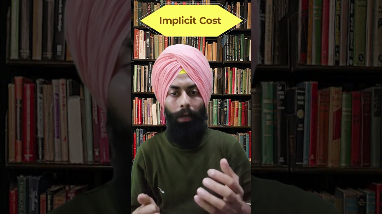 Implicit Cost // Imputed, Implied, Notional Cost // Just 1 Minute // Business Economic // UGC NET