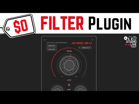 Free FILTER plugin for iOS (iPhone/iPad) - JAF Filter One