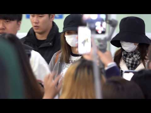 191019 BLACKPINK (블랙핑크) LISA , JISOO 입국 @김포국제공항 ~ by무명