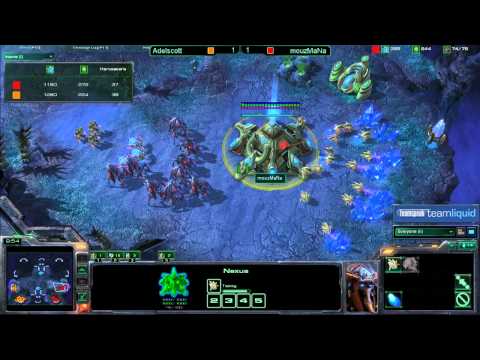 Game 3 - mouz.MaNa (P) vs Mill.Adelscott (P) - TeamSpeak TL SC2 Open #12 Semifinal B