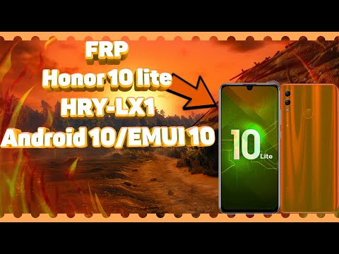FRP! Honor 10 lite. Android 10. EMUI 10. Без сим, без приложений. Простой, бесплатный метод.