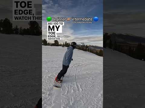 🟢 beginner 👉🏽 Intermediate 🔵 turns on a snowboard #snowboardtrainers #snowboard #snowboarding