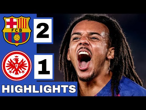 🔵Barcelona vs Eintracht Frankfurt (2-1) Extended HIGHLIGHTS | UEFA Champions League