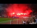 HNK Rijeka Vs HSK Zrinjski Mostar 12 Oktober 2019 Stadion Kantrida Rijeka Pyro Support