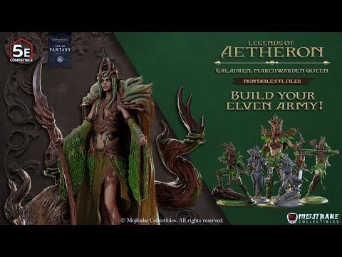 Now on Kickstarter: Legends of Aetheron: Galadren, Marchwarden Queen