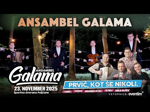 ANSAMBEL GALAMA - JOČEM ZAZRT V ZVEZDE (Official video)