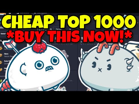 CHEAP TOP 1000 TEAM AXIE INFINITY - Season 19 - Budget Build 2500+ MMR | Mech Aqua Plant | STRATEGY