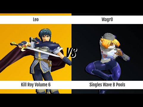 Kill Roy: Volume 6 - Singles - Wave B Pools - Leo (Marth) vs. Wagr0 (Sheik)