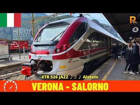 Cab Ride Verona - Salorno (Brenner Railway - Italy) train driver's view in 4K