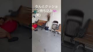 コインランドリーに不審者おった！