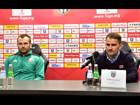 2019-10-11 Sandecja - Chojniczanka 4-4 (3-2), pomeczowa konferencja prasowa