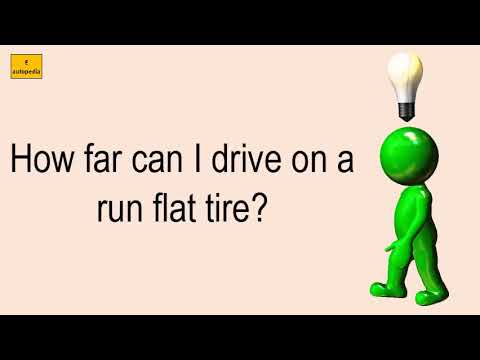 YouTube video about: How long can you drive on a run flat tire?