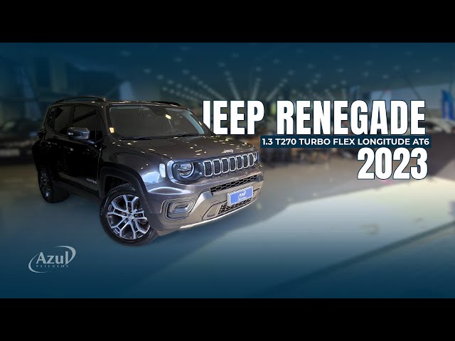 Vídeo JEEP RENEGADE 1.3 T270 TURBO FLEX LONGITUDE AT6