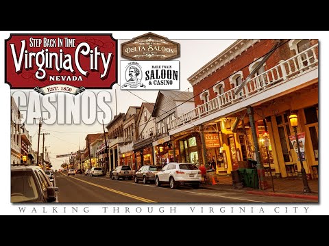 Erkundung des Mark Twain Casino und des Delta Saloon Casino in Virginia City, NV