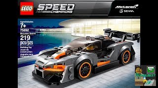 LEGO Speed Champions McLaren Senna (МакЛарен Сенна) (75892) - відео 8