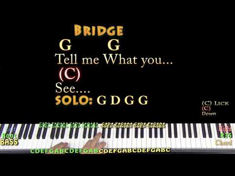 Tell Me What You See (The Beatles) Piano Cover Lesson in G with Chords/Lyrics