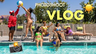 BTS OF A SUMMER PHOTOSHOOT (Vlog/GRWM)