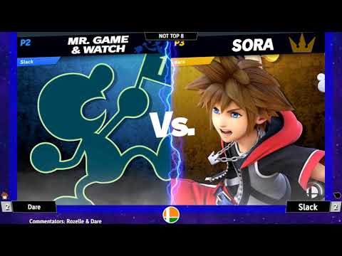 Slack (Game & Watch) vs Dare (Ness/Sora) - Smash Ultimate @ LXG 21