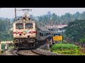 7 In 1 Early Morning Train Action On Bengaluru Mysuru Double Line Perfect Crossing At The End