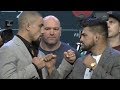UFC 234: Press Conference Faceoffs
