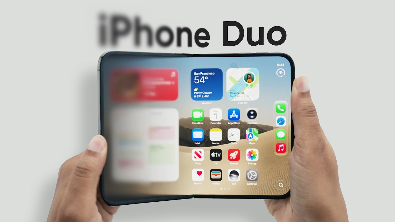 iPhone Duo — первая раскладушка от Apple! (в 60 fps!)