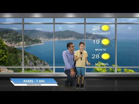 RARES DOMINTE ne prezintă vremea - Proiect Meteo cu Daniel Nițoiu la Școala TV Dicție.ro