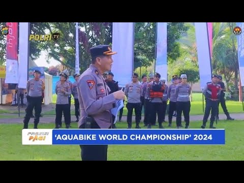 POLRES TANAH KARO APEL PAM PEMBUKAAN ''AQUABIKE JETSKI WORLD CHAMPIONSHIP 2024''