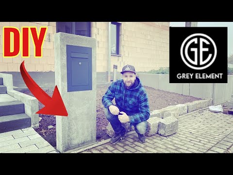 Diesen Briefkasten aus Beton ganz einfach selber bauen