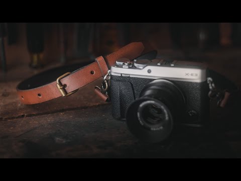 Making a Camera Strap from French Vachetta | Quick Release | ASMR