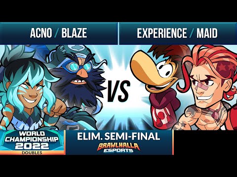 Acno & Blaze vs Experience & Maid - Elimination Semi-Final - Brawlhalla World Championship 2022
