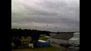 preview picture of video '2013-09-20 Woensdrecht mass formation helicopters'