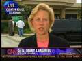 Anderson Cooper biatching out Mary Landrieu over.