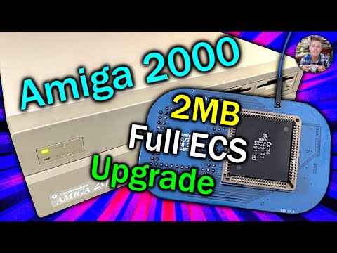 Amiga 2000 Full 2MB ECS Upgrade Mod (A500 compatible)