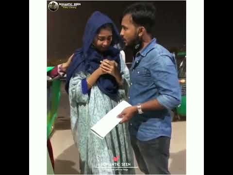 Sad song husband and wife on airport