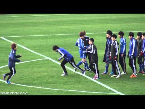 [Fancam] BEAST 121117 - Relay racing training (FCMEN @Running Together)