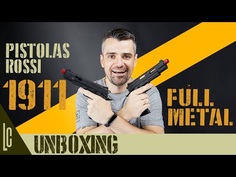 Airsoft PISTOLAS 1911 ROSSI - REDWINGS E BLACK DEVIL
