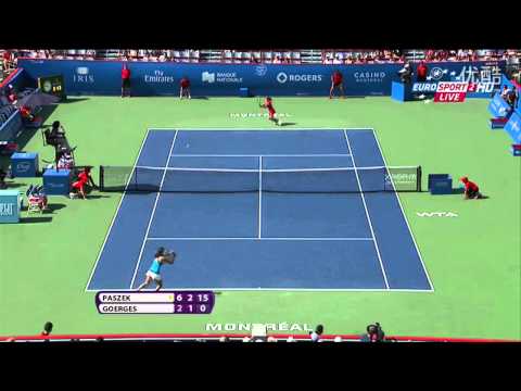 Tamira Paszek vs Julia Goerges 2012 Rogers Cup Highlights