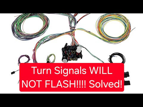 Painless Universal Wiring Harness, TURN SIGNALS WILL NOT FLASH!! Solved!!